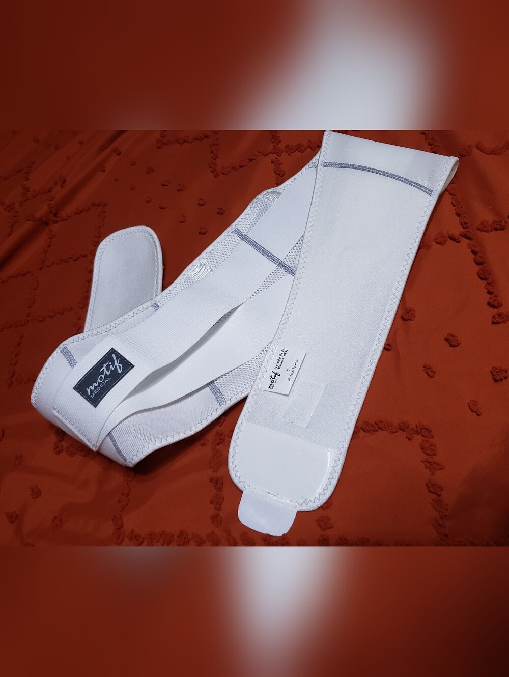 Motiv Medical - White Support Brace Elastic Waistband